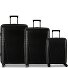  Havanna 4 wheels Suitcase set 3-piece Variant schwarz