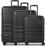  Pro ABS 4 wheels Suitcase set 3-piece Expandable Variant black