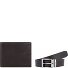 Wallet gift box leather 2pcs. Variant dark brown Wallet gift box leather 2pcs. Variant dark brown