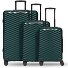  Essentials 18 4 wheels Suitcase set 3-piece with expansion pleat Variant Metallic-Green Shiny