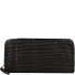 Wallet leather 21 cm Variant nero Wallet leather 21 cm Variant nero