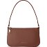  Bologna Leather Clutch Shoulder Bag, Leather, 22 cm Variant brown