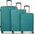  Dallas 3.0 4-wheel suitcase set 3-piece with expansion fold Variant turquoise