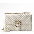  Love One Shoulder bag Leather 26.5 cm Variant bianco seta-antique gold