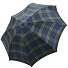  Classic Elegance stick umbrella 91 cm Variant check blue-green
