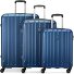  Kinetic 2.0 4 wheels Suitcase set 3-piece with expansion pleat Variant blu