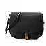Saddle Shoulder bag Leather 27 cm Variant nero-antique gold Saddle Shoulder bag Leather 27 cm Variant nero-antique gold