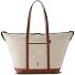  Canvas Shopper Bag 62 cm Variant ecru-cuoio