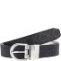 Belt leather Variant mono-black | 100 cm Belt leather Variant mono-black | 100 cm
