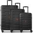  Bologna 4 wheels Suitcase set 3-piece Variant black
