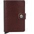 Miniwallet Vegetable credit card case RFID leather 6.5 cm Variant espresso-brown Miniwallet Vegetable credit card case RFID leather 6.5 cm Variant espresso-brown