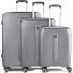  Modul 4 wheels Suitcase set 3-piece Variant dunkelgrau