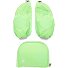  Accessories Fluo Led Side Pockets Safety Set 3pcs. Variant grün