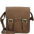  small shoulder bag leather 15 cm Variant braun-matt