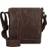  Crunchy shoulder bag leather 18 cm Variant braun