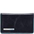  Blue Square Business card case Genuine Leather 10 cm Variant blau