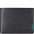  Monaco Wallet RFID protection Genuine Leather 12 cm Variant nero