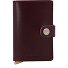  Miniwallet Credit card case RFID protection Leather 6.5 cm Variant bordeaux