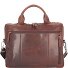  Roma briefcase leather 38 cm laptop compartment Variant braun