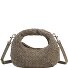  Greta Micro weave Handbag Genuine Leather 20 cm Variant dimgrey