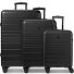  Baseliner 4 wheels Suitcase set 3-piece Variant black