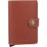  Miniwallet Saffiano credit card holder RFID leather 6.5 cm Variant caramel