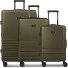 Hanoi 4 wheels Suitcase set 3-piece with expansion pleat Variant khaki Hanoi 4 wheels Suitcase set 3-piece with expansion pleat Variant khaki