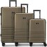  Hanoi 4 wheels Suitcase set 3-piece with expansion pleat Variant khaki