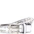 Studded belt leather Variant offwhite | 110 cm