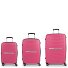 Shinyuu 4 wheels Suitcase set 3-piece with expansion pleat Variant rosa Shinyuu 4 wheels Suitcase set 3-piece with expansion pleat Variant rosa