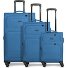  Edition 04 4 wheels Suitcase set 3-piece with expansion pleat Variant slate-blue