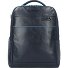  Blue Square Revamp Business backpack Leather 37 cm Laptop compartment Variant night blue