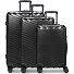  Essentials 18 2.0 4 wheels Suitcase set 3-piece Expandable Variant metallic-black shiny