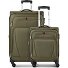  Beaumont 4-wheel Suitcase Set (S+L) expandable gusset Variant olive