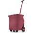  Shopping Trolley 47.5 cm Variant twist maroon