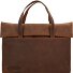  500 series briefcase leather 42 cm laptop compartment Variant braun