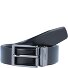  Reversible belt leather Variant schwarz-dunkelbraun | 110 cm