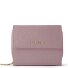 Bologna Leather Zip-Around Wallet, Leather, 12 cm Variant rose