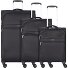  Travel Line 9104 4 wheels Suitcase set 3-piece Variant schwarz