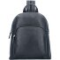  Luis City backpack leather 28 cm Variant schwarz