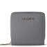  Bologna Leather Medium Zip-Around Wallet Leather 10 cm Variant grey