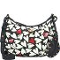 Shoulder Bag Leather 25 cm Variant nero-bianco-rosso-antique gold Shoulder Bag Leather 25 cm Variant nero-bianco-rosso-antique gold