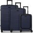  London 4 wheels Suitcase set 3-piece with expansion pleat Variant dark navy