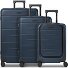  London 4 wheels Suitcase set 3-piece Expandable Variant dark navy
