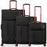 Move 4 wheels Suitcase set 3-piece with expansion pleat Variant nero fumo Move 4 wheels Suitcase set 3-piece with expansion pleat Variant nero fumo