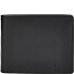  Silk Wallet RFID protection Genuine Leather 12 cm Variant schwarz