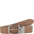 Amie reversible leather belt Variant camel-white | individuell kürzbar Amie reversible leather belt Variant camel-white | individuell kürzbar