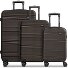  Essentials 16 3-SET 4 wheels Suitcase set 3-piece Variant coffee