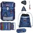  Neo Exklusiv Safety Light School bag set 5-piece Variant Space Explorer