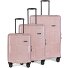 Crate Reflex 4 Roll Suitcase Set 3pcs. Variant crystalrose  Crate Reflex 4 Roll Suitcase Set 3pcs. Variant crystalrose